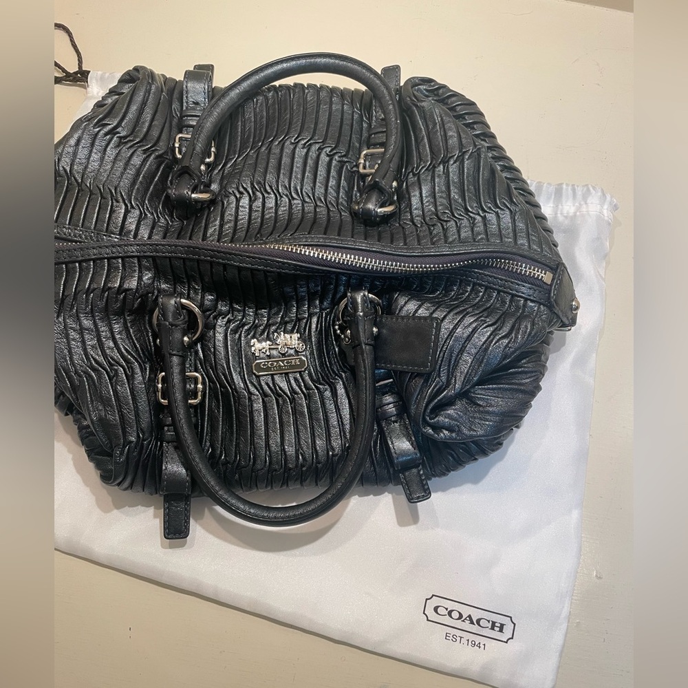 Coach Madison Gathered Leather Juliette Handbag